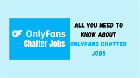 onlyfans chatter job legit|More.